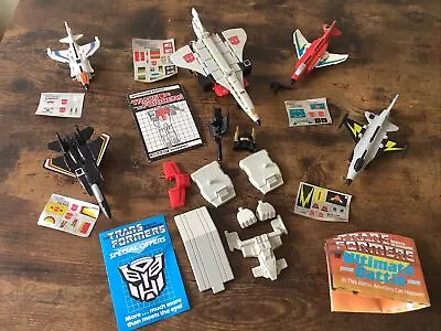 Buy Transformers G1 Full Aerialbots Set (Superion)  Nr Complete Unused Stickers • 74.99£