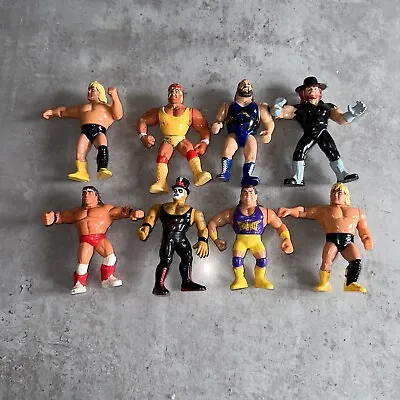 Buy WWF Hasbro Wrestling Figures Bundle X8 WWF • 39.99£