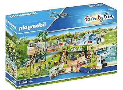 Buy Playmobil 70341 Large City Zoo 213 Piece Building Set • 162.39£