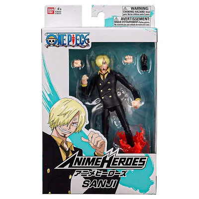 Buy Bandai | Anime Heroes | One Piece Sanji | Kids Children Action Figure Toy | 4+yr • 24.49£