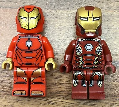 Buy Lego Marvel Invincible Iron Man & Mark 45 Armor Minifigures Sh368 Sh164 - Rare • 19.99£