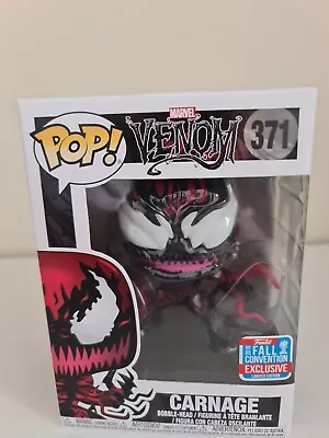 Buy #371 Carnage 2018 Fall Convention Exclusive Funko Pop With Protector • 55£