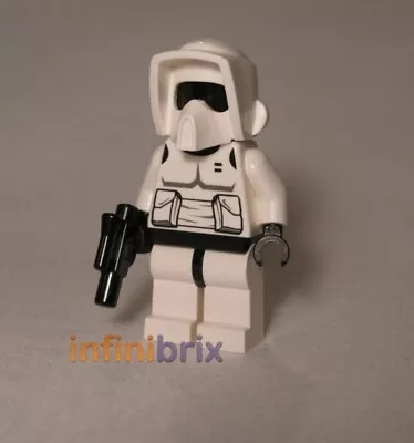 Buy  Lego Scout Trooper Minifigure From Sets 7956 + 8038 Star Wars Biker NEW Sw005a • 9.95£