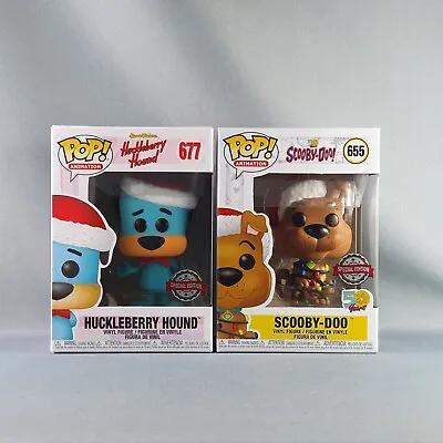 Buy Holiday Huckleberry Hound Scooby Doo Funko Pop Vinyl Cyber Monday Exclusive • 31.99£