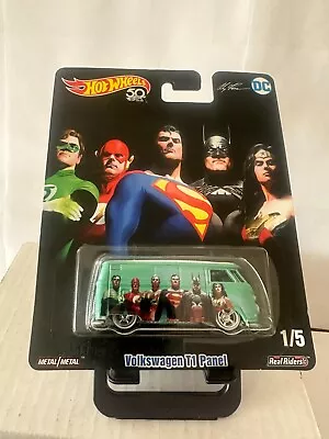 Buy Hot Wheels DC Justice League Volkswagen T1 Panel #1/5 Real Riders A14 • 17.88£