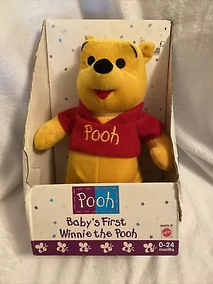 Buy Disney Winnie The Pooh My First Winnie The Pooh Plush Fisher Price Vintage • 22.99£