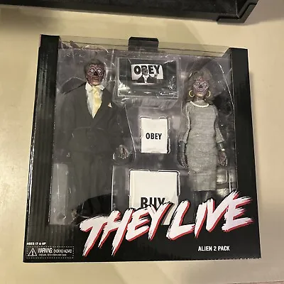 Buy Neca They Live Alien 2pack 1988 8” Clothed Action Figure Set Bnib Genuine • 99.99£