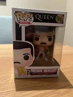 Buy Funko Pop Rocks Queen Freddie Mercury Wembley Action Figure #96 • 11.99£