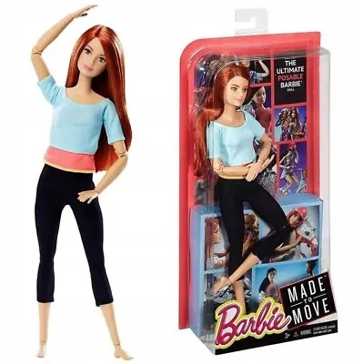 Buy BARBIE DOLL MADE TO MOVE Gymnast DPP74 Mattel • 57.57£