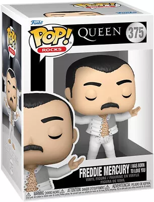 Buy 1985 Queen Freddie Mercury I Was Born To Love You POP! Rocks #375 Figure Funko • 23.28£