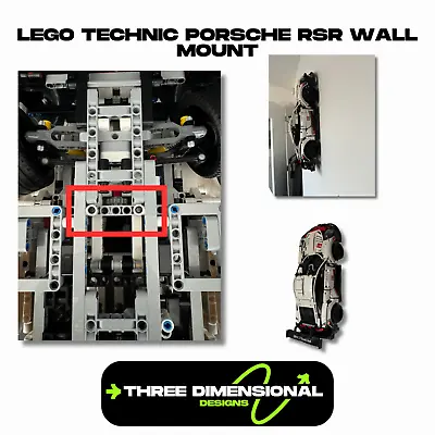 Buy Lego Technic Porsche 911 RSR Wall Display Mount Bracket Hook 42096 • 7.49£