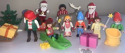 Buy Playmobil Christmas Bundle - Santas, Elves, Tree, Presents • 5£