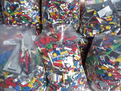 Buy 1kg-1000g Genuine LEGO Bundle Mixed Bricks Parts Pieces. Job Lot +2 Figures  • 12.99£