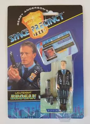 Buy Vintage SPACE PRECINCT 'BROGAN' (wearing Jacket) 10cm Action Figure - Vivid 1994 • 8.95£