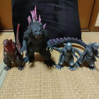 Buy Godzilla Figure Millennium Movie Monster Series Kaiju Toho Bandai Goods Lot 4 • 167.18£