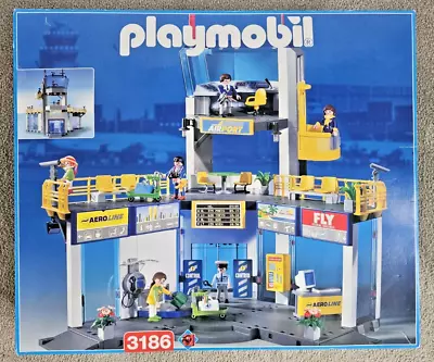 Buy Playmobil 3186 Airport Control Tower Rare Boxed Complete • 125£