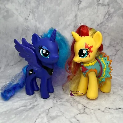Buy My Little Pony G4 - Fashion Style 6” Ponies - Luna Nightmare Moon And Sunset • 19.95£