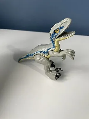 Buy Imaginext Fisher Price Jurassic World Velociraptor Dinosaur Figure Blue Raptor • 6.99£