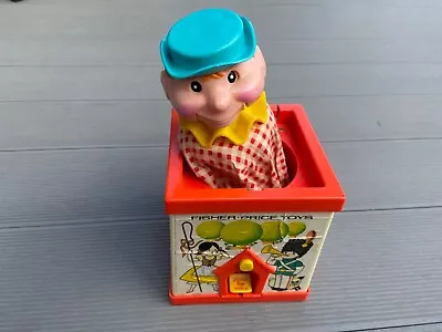 Buy Vintage Retro 1970 Fisher Price Jack In The Box Puppet • 15£