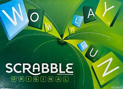 Buy Original Scrabble Board Game By Mattel - 2012 Version - (10yrs+) ~ Complete • 9.98£