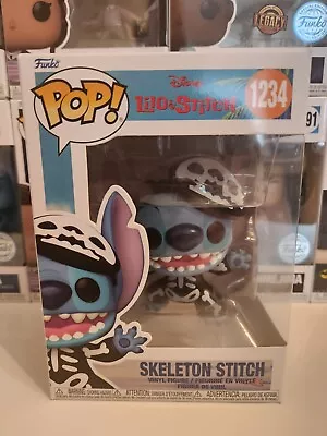 Buy Funko POP! Disney Lilo & Stitch #1234 Skeleton Stitch SE Includes 0.5 Protector • 15.99£