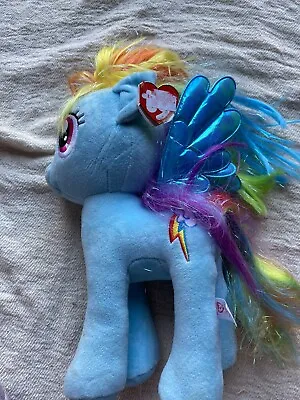 Buy Rainbow Dash Ty Plush Teddy Soft Toy My Little Pony  • 3£