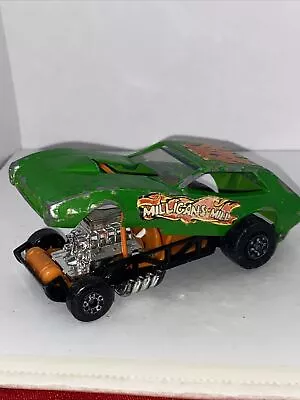 Buy MATCHBOX SUPERKINGS MILLIGAN'S MILL DRAGSTER CAR In GREEN - 1972. • 4.95£