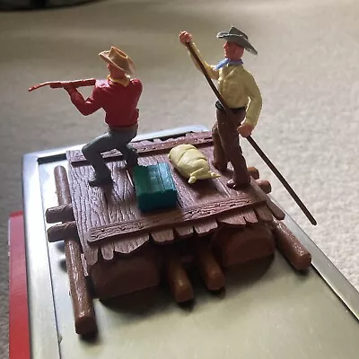Buy Vintage Timpo  Wild West Traders Raft Complete With Accessories From The 1970s • 18.99£