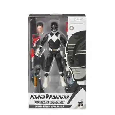 Buy Power Rangers Lightning Collection - Mighty Morphin Black Ranger Action Figure • 34.99£