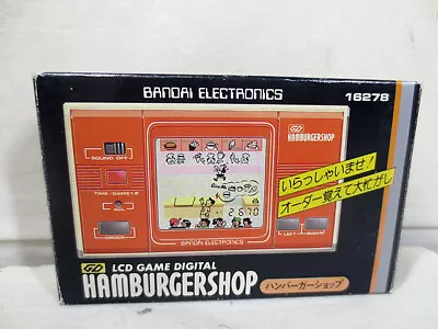 Buy Bandai Lcd Game Digital Hamburger Shop • 223.66£