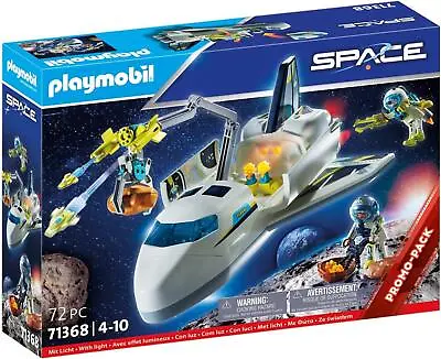 Buy Playmobil 71368 Mission Space Shuttle Promo Pack Outer Space Mission Roleplay • 34.99£