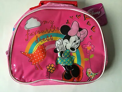 Buy Disney Minnie Mouse Insulated Lunch Bag Childs Kids School 'my Favourite Dress' • 5.99£