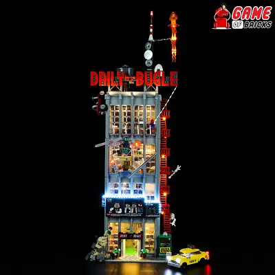 Buy LED Light Kit For Daily Bugle - Compatible With LEGO® 76178 Set (Remote) • 61.86£