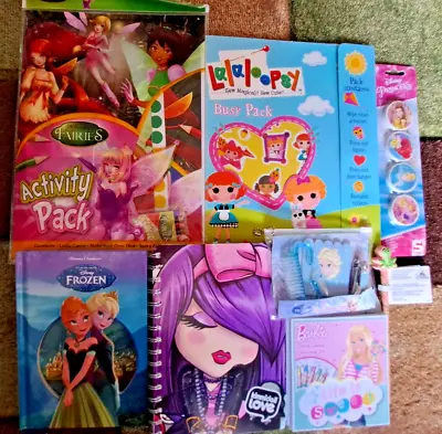 Buy KIDS GIFT BUNDLE - Girls Xmas Treat - Frozen Barbie Lalaloopsy Fairies Princess • 14.99£