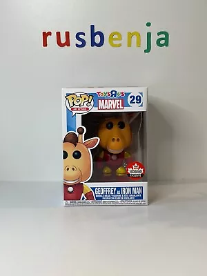Buy Funko Pop! Ad Icons Marvel Geoffrey Iron Man Toys R Us Canadian Convention #29 • 43.99£