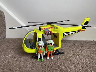 Buy Playmobil Air Rescue Helicopter, No 3845, With Figures, Spares, Repairs, Rare. • 12.50£