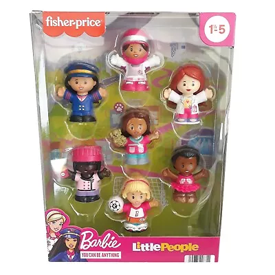 Buy Fisher-Price Little People Barbie You Can Be Anything Action Figures Pack • 19.99£