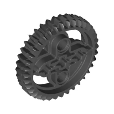 Buy Lego Technic Bricks 4x Black Large Z36 Gear Cog Conical Wheel 4255563 32498 NEW • 2.99£