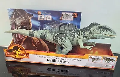 Buy Mattel Jurassic World Gigantosaurus Dominion 60 Cm NEW Sounds & Action Moves • 34.99£