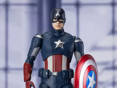 Buy Avengers: Endgame S.H.Figuarts Captain America Cap Vs Cap 100% Genuine Not KO UK • 94.99£