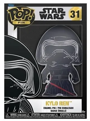 Buy Funko Pop Pin Star Wars Kylo Ren #31 Boxed Enamel Pin - Brand New  • 7.99£