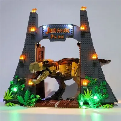 Buy LED Lighting Kit ONLY For LEGO 75936 Jurassic World Jurassic Park:T. Rex Rampage • 55.97£