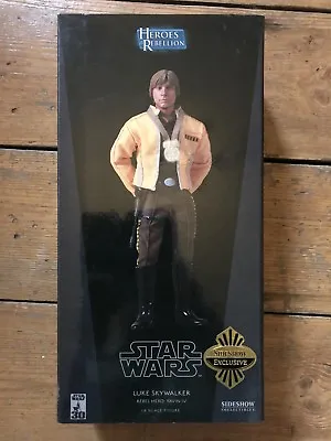 Buy Sideshow Star Wars Heroes Of Rebellion Luke Skywalker Exclusive Rebel Hero 234 • 100£