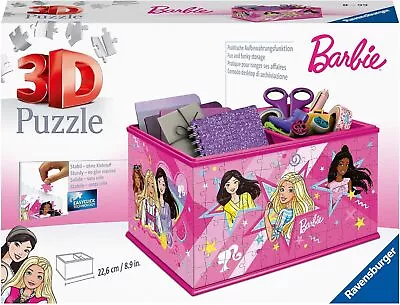 Buy Ravensburger, Barbie 11584 Storage Box, 3D Jigsaw Puzzle For Adults And Kids Age • 21.35£
