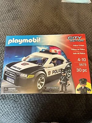 Buy Playmobil Police Cruiser 5673 City Action 30 Piece Set Brand New  • 18.87£