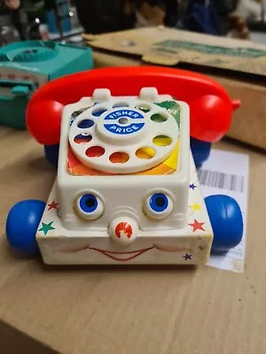 Buy Fisher Price 1961 ,chatter Telephone,vintage,kids Toy • 20£