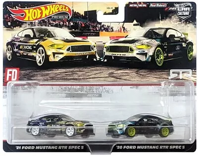Buy Hot Wheels Premium 2 Pack Ford Mustang RTR SPEC 5##** • 27.99£