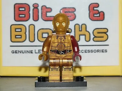 Buy LEGO Minifigures - Star Wars - C-3PO, Dark Red Arm SW0653 • 7.95£
