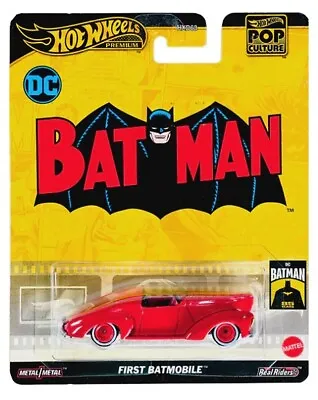 Buy Hot Wheels Pop Culture Batman First Batmobile Hvj40 • 13.70£