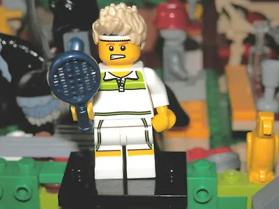 Buy Lego Minifigures  - Series 7 - Tennis Ace - Lego Mini Figure With Base • 3.95£